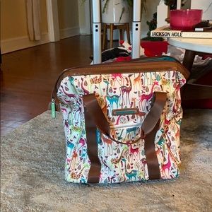 Lilly Bloom travel bag on wheels